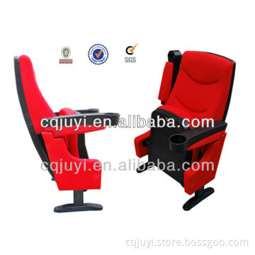 Cinema chair /igreja silla with write pad JY-616